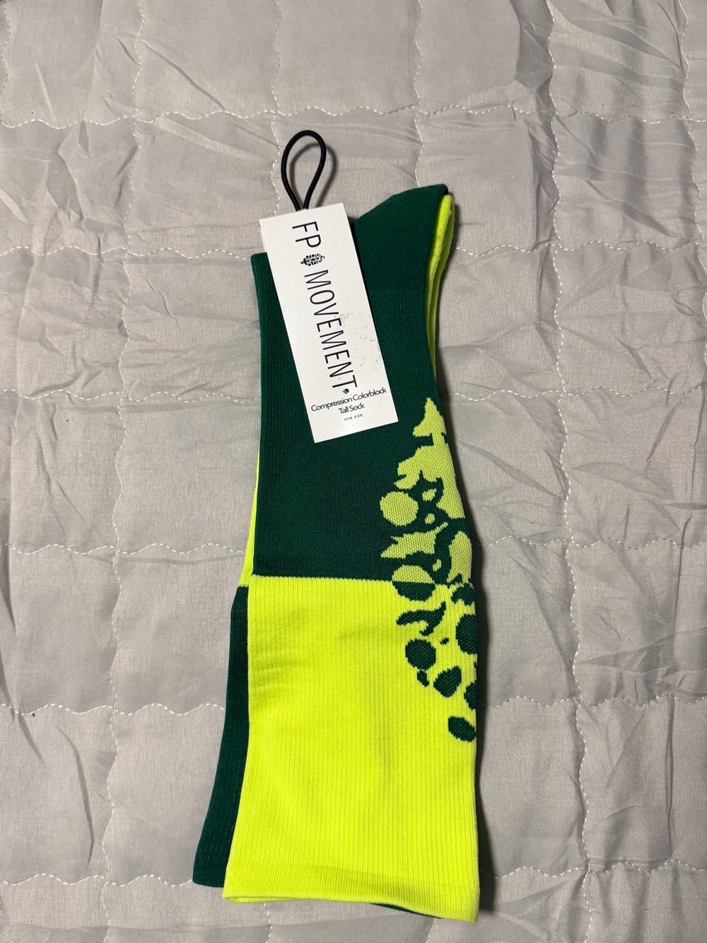 Free People Movement Compression Colorblock  tall socks NWT
